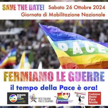 26 ottobre 2024 - Fermiamo le guerre